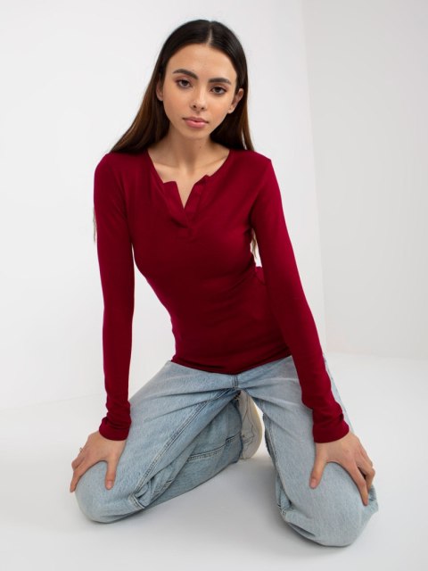 Bluzka EM-BZ-784.33P bordowy Bluzka EM-BZ-784.33P bordowy