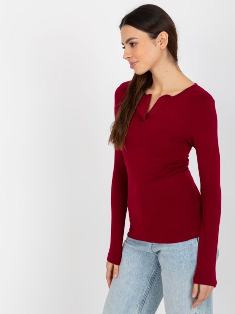 Bluzka EM-BZ-784.33P bordowy Bluzka EM-BZ-784.33P bordowy