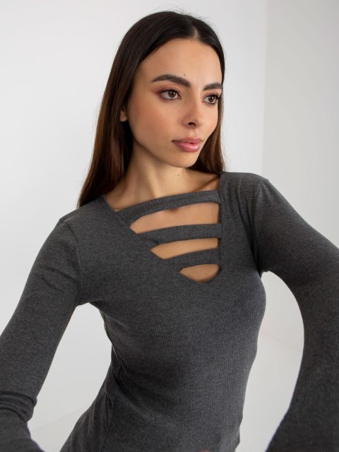 Bluzka EM-BZ-HS-21-520.49P ciemny szary L/XL Bluzka EM-BZ-HS-21-520.49P ciemny szary L/XL