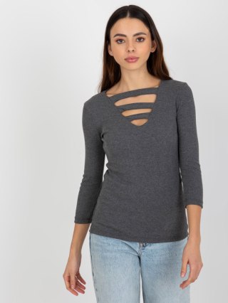 Bluzka EM-BZ-HS-21-520.49P ciemny szary S/M