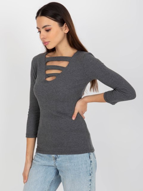 Bluzka EM-BZ-HS-21-520.49P ciemny szary S/M Bluzka EM-BZ-HS-21-520.49P ciemny szary S/M