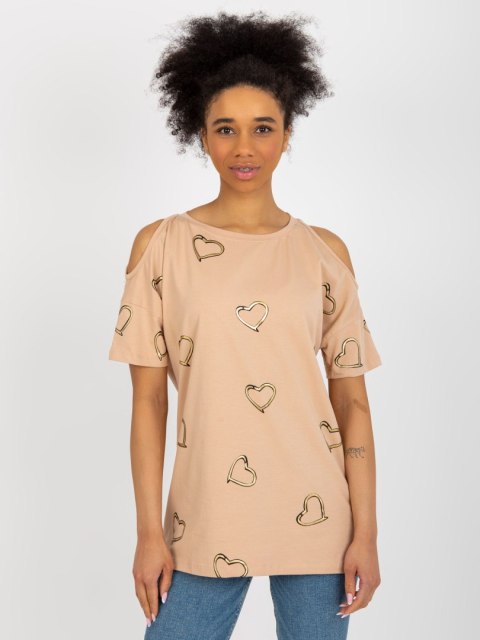 Bluzka FA-BZ-8452.77 camelowy Bluzka FA-BZ-8452.77 camelowy