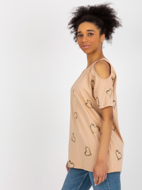 Bluzka FA-BZ-8452.77 camelowy Bluzka FA-BZ-8452.77 camelowy