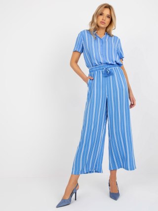 Spodnie D73770R62237A niebieski XS