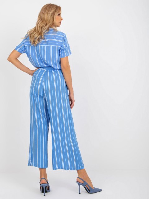 Spodnie D73770R62237A niebieski XS