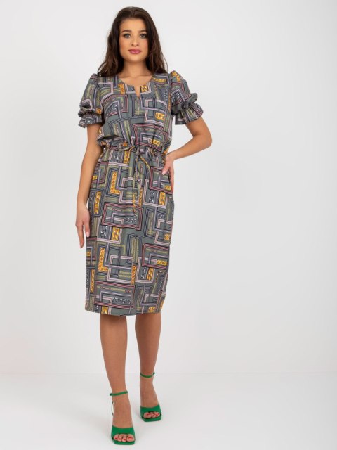Sukienka LK-SK-507468.75P khaki 42