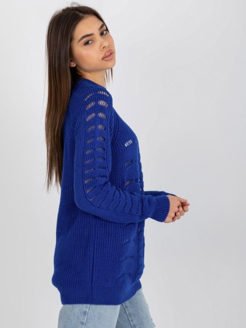 Sweter BA-SW-8056.21P kobaltowy Sweter BA-SW-8056.21P kobaltowy