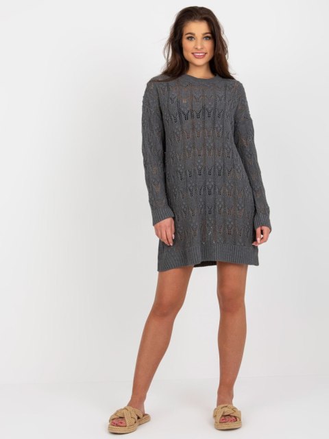 Sweter BA-SW-9000.31P ciemny szary Sweter BA-SW-9000.31P ciemny szary