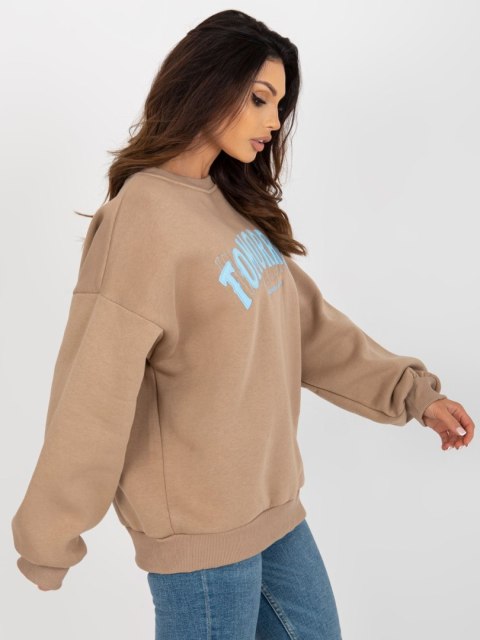 Bluza EM-BL-617-7.27 ciemny bezowy Bluza EM-BL-617-7.27 ciemny bezowy