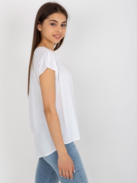 Bluzka D73761R10978O biały S Bluzka D73761R10978O biały S