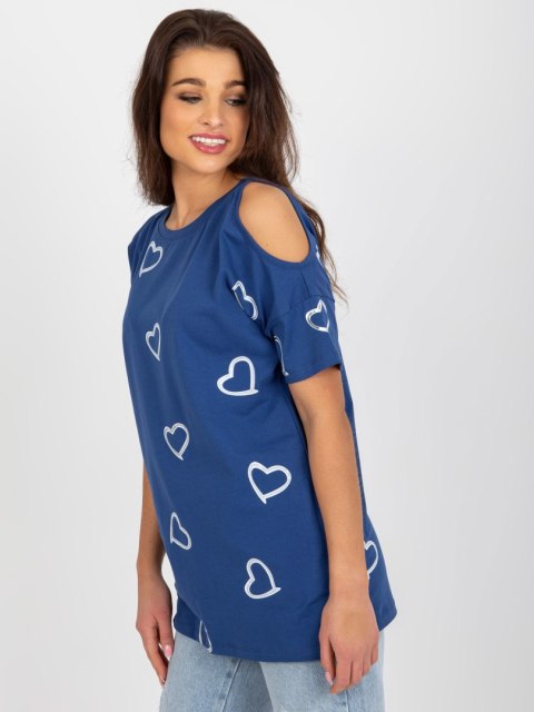 Bluzka FA-BZ-8452.77 ciemny niebieski Bluzka FA-BZ-8452.77 ciemny niebieski