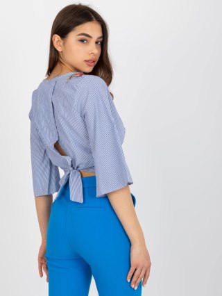 Bluzka LK-BZ-506243.78 biało-granatowy 40