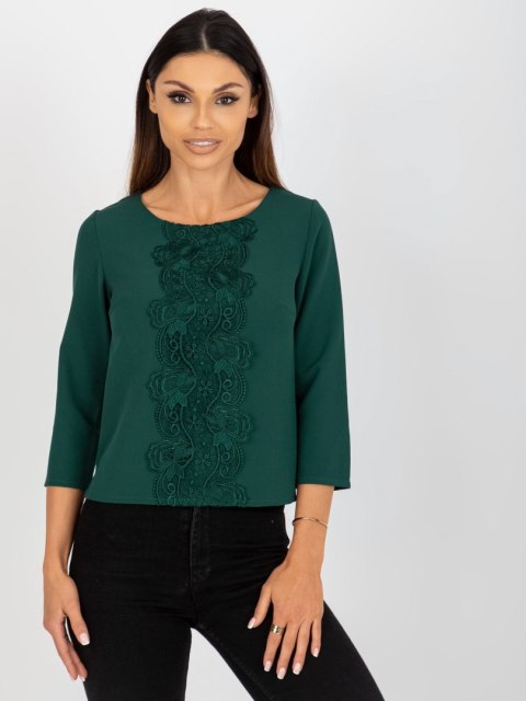 Bluzka LK-BZ-506522.07 ciemny zielony 36