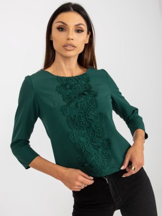 Bluzka LK-BZ-506522.07 ciemny zielony 40