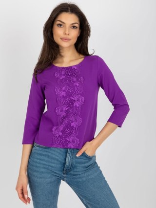 Bluzka LK-BZ-506522.07 fioletowy 38