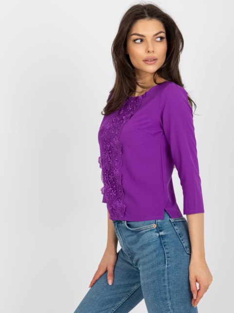Bluzka LK-BZ-506522.07 fioletowy 42