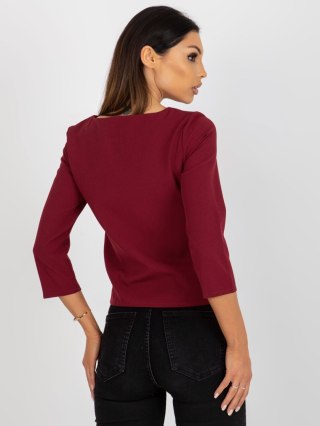 Bluzka LK-BZ-506524.43P bordowy 36