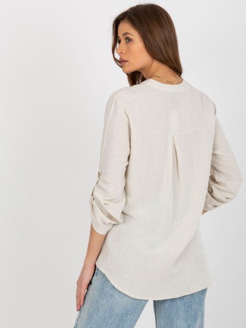 Koszula WN-KS-VE51.30X jasny beżowy XL Koszula WN-KS-VE51.30X jasny beżowy XL
