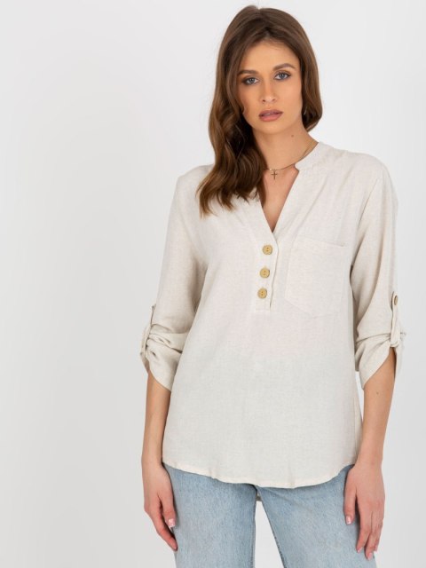 Koszula WN-KS-VE51.30X jasny beżowy XL Koszula WN-KS-VE51.30X jasny beżowy XL