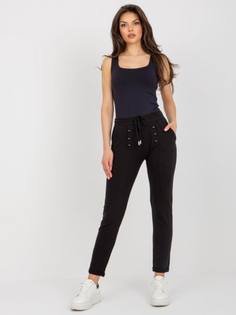 Spodnie dresowe RV-DR-8692.21 czarny S/M Spodnie dresowe RV-DR-8692.21 czarny S/M