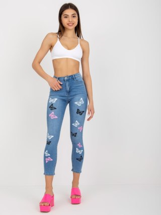 Spodnie jeans NM-SP-D8015.31X niebieski L