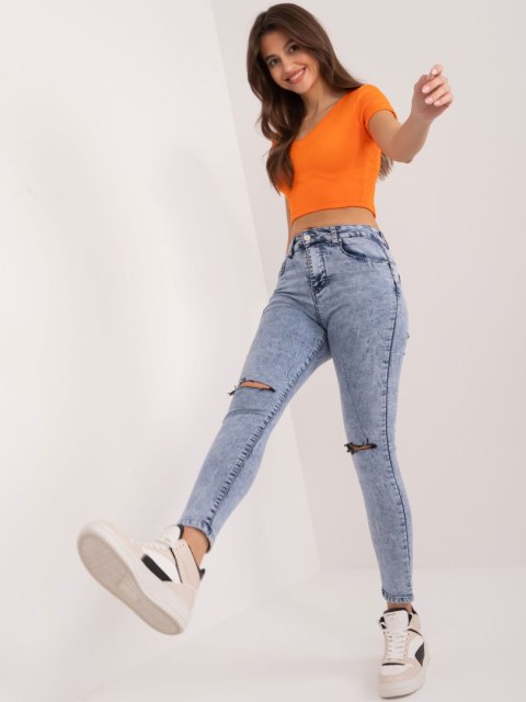 Spodnie jeans NM-SP-H32.12X niebieski L Spodnie jeans NM-SP-H32.12X niebieski L