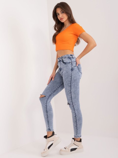 Spodnie jeans NM-SP-H32.12X niebieski XL
