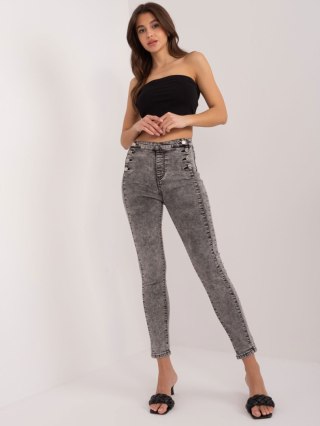 Spodnie jeans NM-SP-M516.38P ciemny szary XL