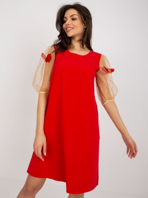 Sukienka LK-SK-506733.85 czerwony 36
