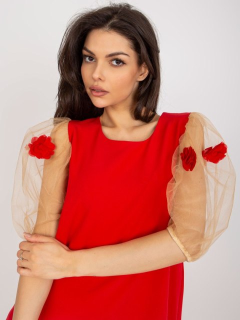 Sukienka LK-SK-506733.85 czerwony 36