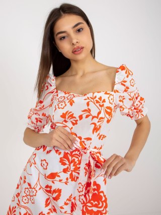 Sukienka LK-SK-508944.45P pomarańczowy 40
