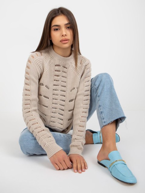Sweter BA-SW-8056.21P ciemny bezowy Sweter BA-SW-8056.21P ciemny bezowy