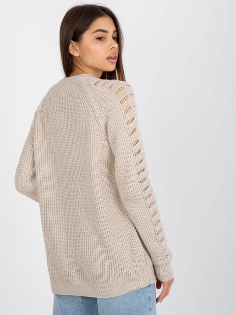 Sweter BA-SW-8056.21P ciemny bezowy Sweter BA-SW-8056.21P ciemny bezowy