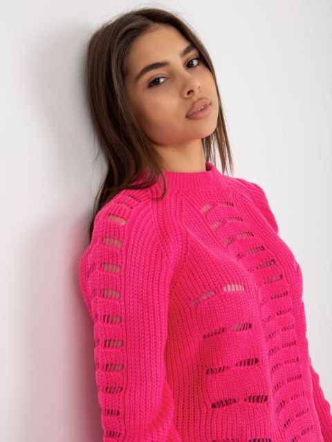 Sweter BA-SW-8056.21P fluo różowy Sweter BA-SW-8056.21P fluo różowy