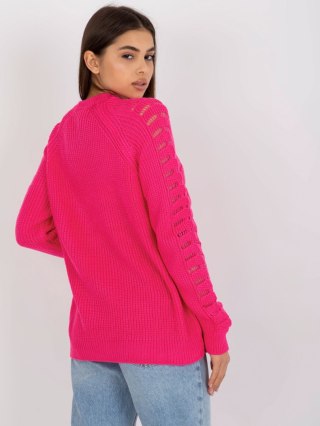 Sweter BA-SW-8056.21P fluo różowy