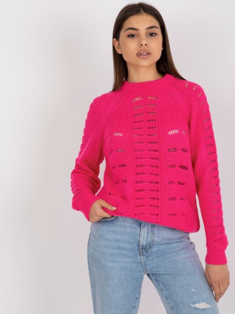 Sweter BA-SW-8056.21P fluo różowy Sweter BA-SW-8056.21P fluo różowy