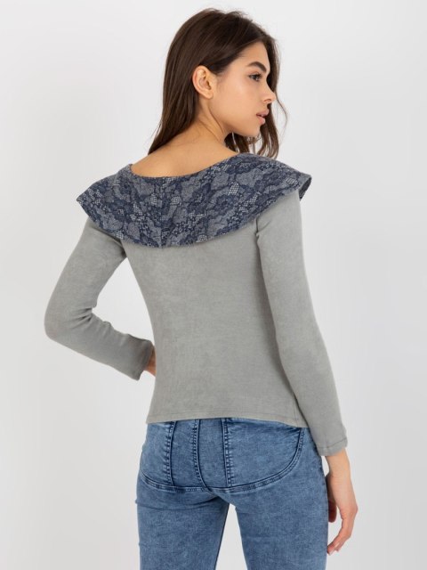 Sweter LK-SW-506559-2.13 granatowy 40