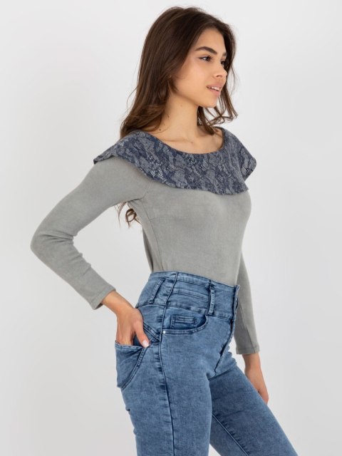 Sweter LK-SW-506559-2.13 granatowy 42