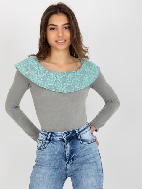 Sweter LK-SW-506559-2.13 mietowy 38