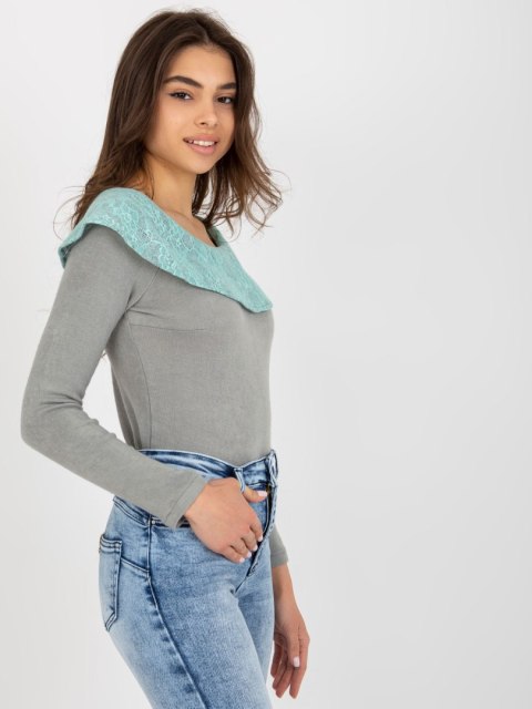 Sweter LK-SW-506559-2.13 mietowy 38