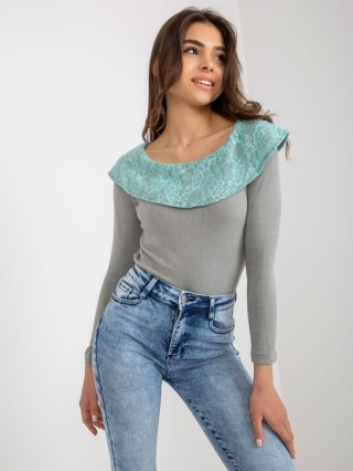 Sweter LK-SW-506559-2.13 mietowy 42