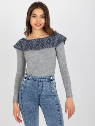 Sweter LK-SW-506559-2.13 szary 38