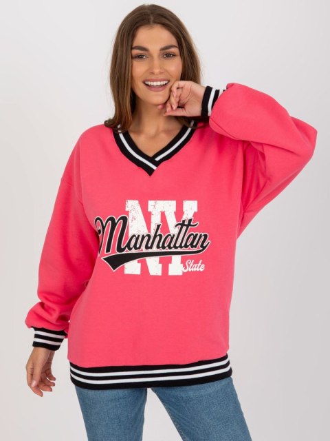 Bluza EM-BL-754.86 koralowy Bluza EM-BL-754.86 koralowy
