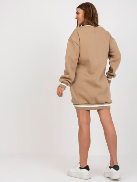 Bluza EM-BL-776.19 ciemny bezowy Bluza EM-BL-776.19 ciemny bezowy