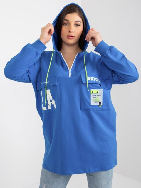 Bluza RV-BL-8258.34 ciemny niebieski Bluza RV-BL-8258.34 ciemny niebieski