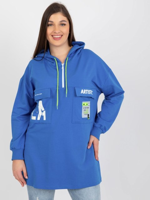 Bluza RV-BL-8258.34 ciemny niebieski Bluza RV-BL-8258.34 ciemny niebieski