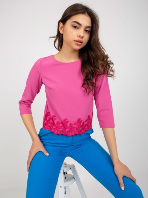 Bluzka LK-BZ-505970.33P ciemny różowy 42