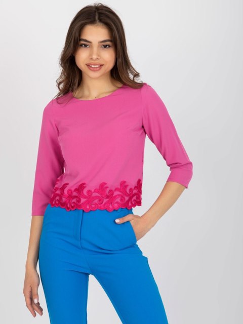 Bluzka LK-BZ-505970.33P ciemny różowy 42
