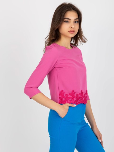 Bluzka LK-BZ-505970.33P ciemny różowy 42