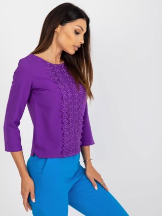 Bluzka LK-BZ-506521.90 ciemny fioletowy 40